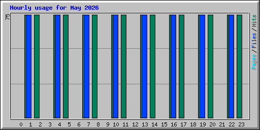 Hourly usage for May 2026